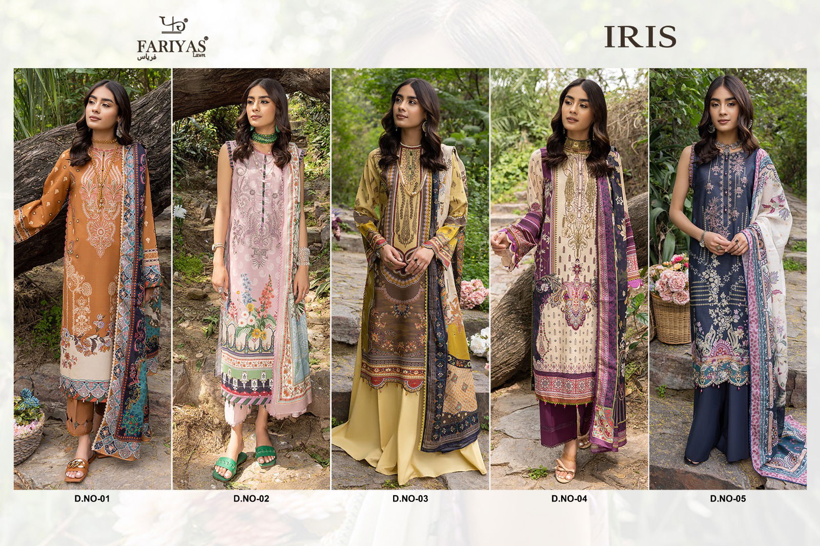 Fariyas By Iris Cotton Pakistani Dress Material Catalog